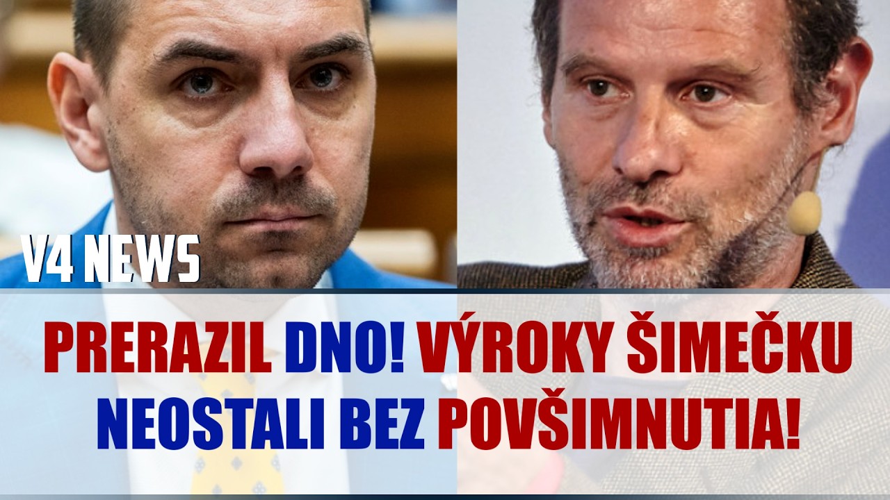 MIMORIADNE! Bude novinár MARTIN ŠIMEČKA STÍHANÝ? Na jeho výroky reaguje aj Gyimesi