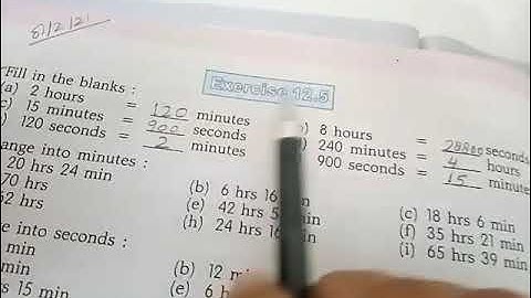 Class 4th Maths Exercise 12.5