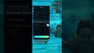Log your exercise on Caltrackr app 📲#swimming #workout screenshot 1