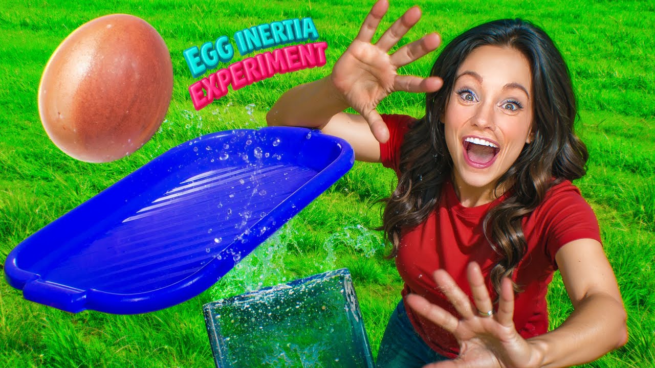 Egg Inertia Experiment - Egg and Pie Pan Activity - Emily's Wonder Lab