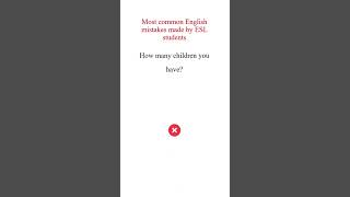 IELTS &amp; PTE Student Most Common Mistake 10 0f 50 in Writing and Speech l Test  English Grammar l ESL