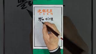 #멋글씨 #속독원배(速獨遠輩)