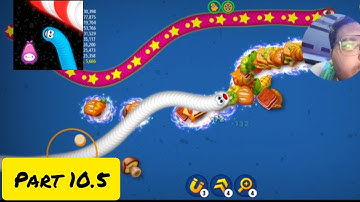 Worms Zone .io Hungry Snake gameplay walkthrough part 10.5 #snake #snakewormazone #games #gameplay