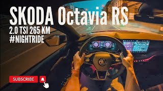 SZYBSZA NIŻ GOLF GTI? 😈 // Skoda Octavia RS 265 KM // Nocna jazda bez gadania! screenshot 2