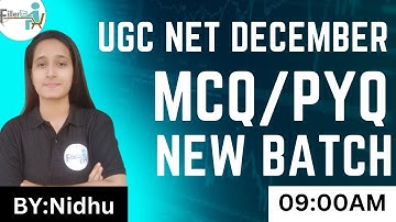 09:00 AM-UGC NET MCQs PYQ Series | UGC NET Important PYQs Paper 1 | UGC NET Exam December 2022 #pyq