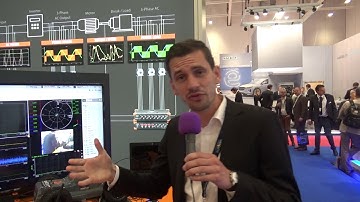 Dewesoft explains their live power analysis demo at Battery World 2018
