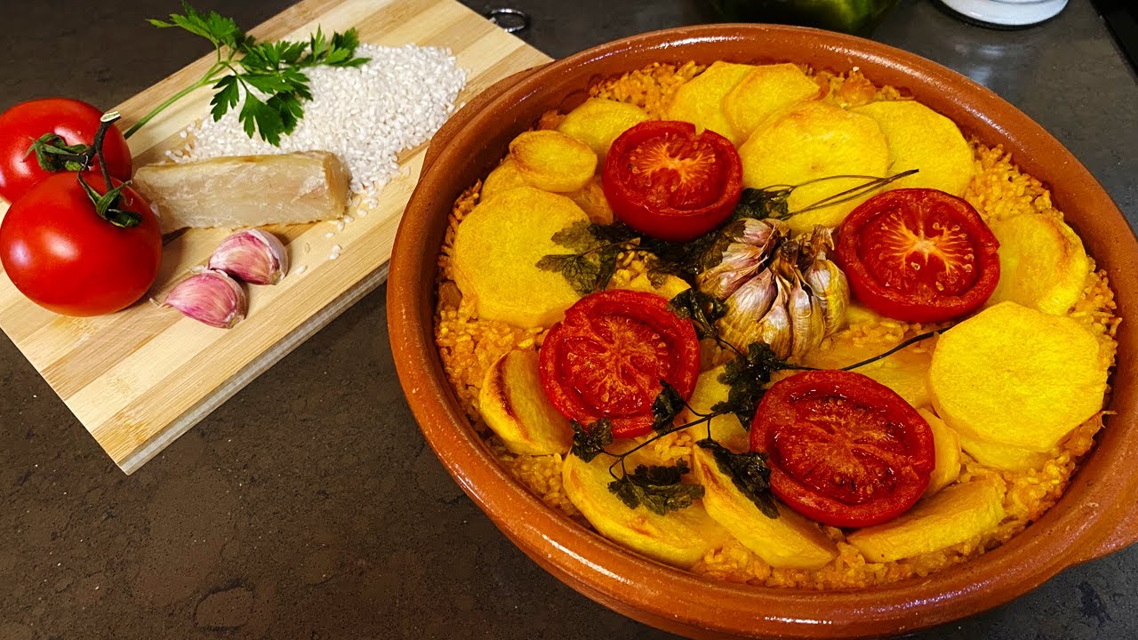 🥘ARROZ al HORNO de BACALAO🥘 ¡Vas a ALUCINAR con esta RECETA!😍