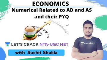 Numerical Related to AD and AS and their PYQ | Economics | NTA UGC NET | Suchit Shukla