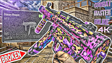 COMBAT MASTER ONLINE THIS MP5 CLASS SETUP WILL MAKE YOU AIM QUICKLY AN MOVE QUICKLY FULL 4K