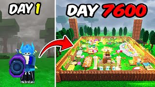 7600 Days to build BEST base in 99 Nights in the forest