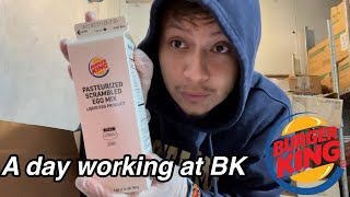 A day working at Burger King