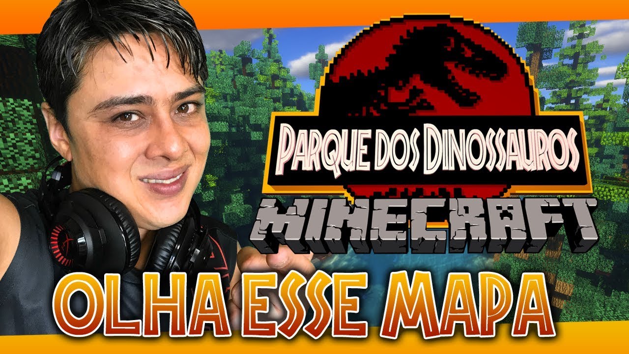 🎮 Minecraft Parque dos Dinossauros - Mapa de mais de 15 BILHÕES de Blocos
