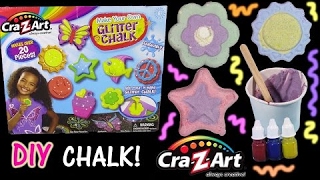 Cra-Z-Art DIY GLITTER Chalk! Mix & Make Your Own Chalk with Dye & Glitter! FUN