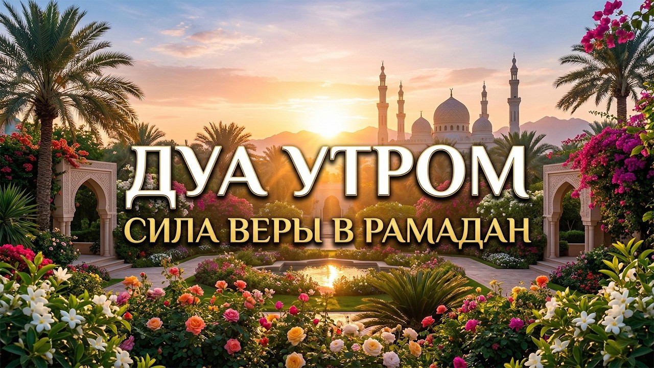 🌅 СИЛА ВЕРЫ В КАЖДОМ УТРЕ, РАМАНДАН 2026 🤲ДУА