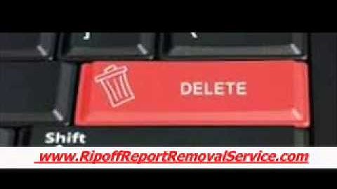 how to remove ripoff report from google search results