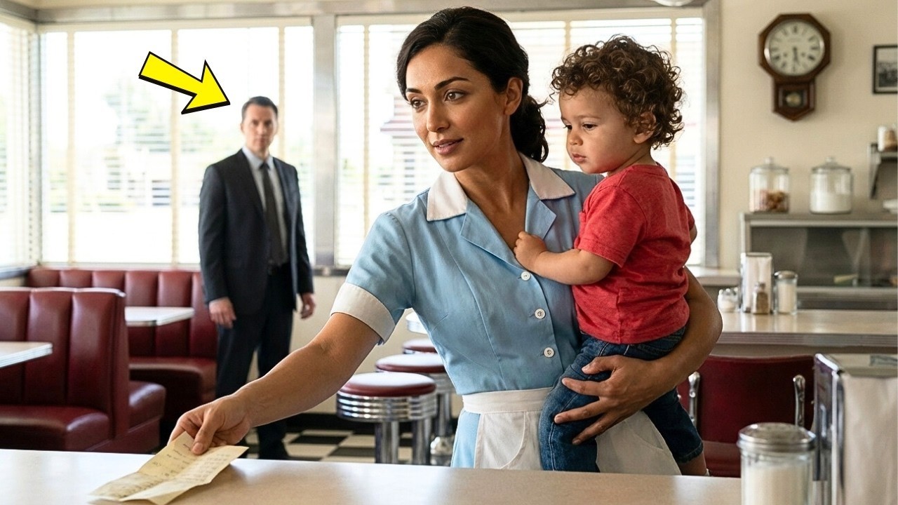 MILLONARIO DEJÓ UNA PROPINA HUMILLANTE DE 1 DÓLAR — Y UNA NOTA SECRETA PARA LA MESERA MADRE SOLTE