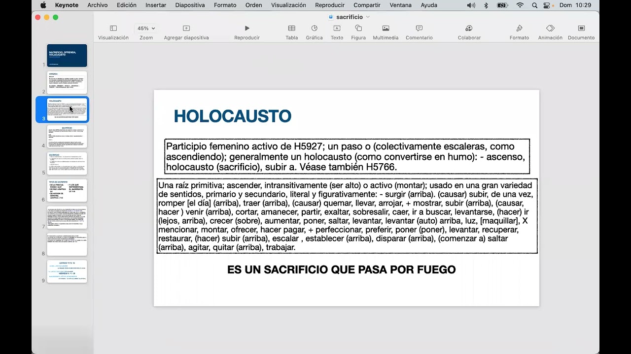 Definición de Sacrificio, Ofrenda y Holocausto