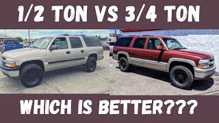 1/2 Ton or 3/4 Ton? Which is best for Overlanding? | Suburban  #suburbancamper #overlanding #vanlife