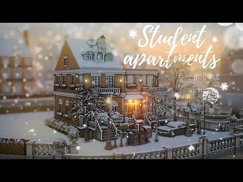Видео: Студенческие Квартиры & Жилой Дом 🎓 | Строительство | The Sims 4 | No CC