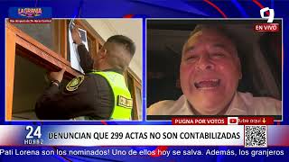 Wilber Medina Denuncia Que 299 Actas No Han Sido Contabilizadas Por La Onpe