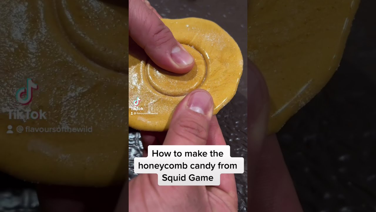 How To Make The Honeycomb Dalgona From Squid Game Squidgame