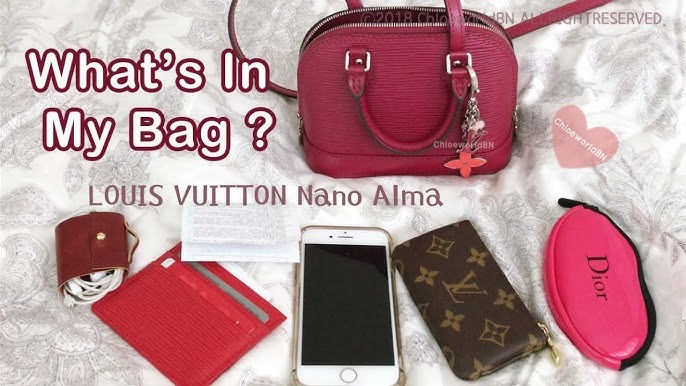 Did you see the new LV Nano Alma in Epi Leather? Smaller than the