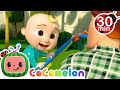 Following in Dad&#39;s Footsteps | Cocomelon | Trick or Treat | Spooky Halloween Stories For Kids