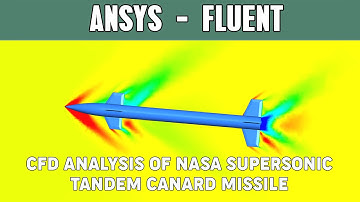 CFD validation of NASA supersonic tandem canard-controlled missile | Ansys Fluent and Workbench