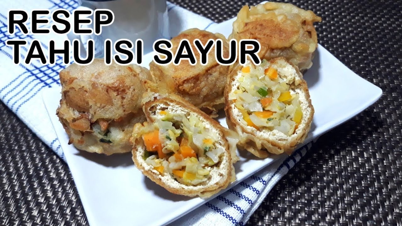 RESEP TAHU ISI SAYUR YouTube