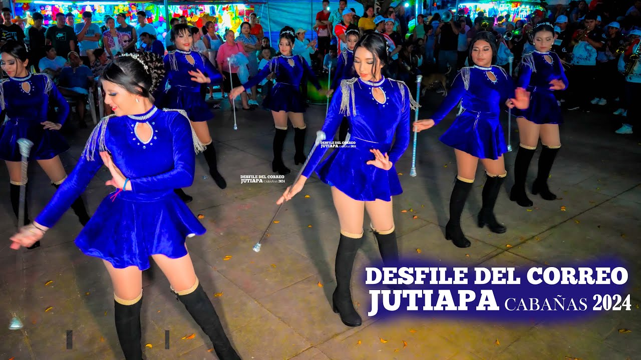 Desfile del Correo Jutiapa Cabañas 2024 El Salvador Calidad 4K