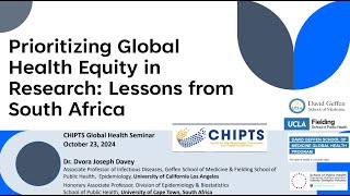 Prioritizing Global Health Equity in Research: Lessons from South Africa