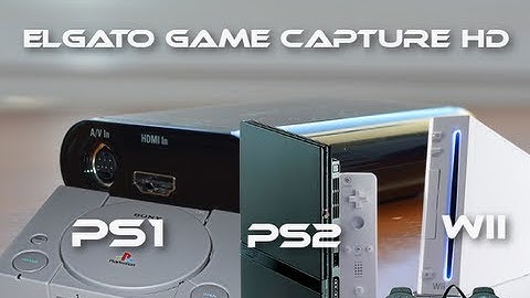 I can record old games now with elgato, (PS2/PS1/WII/NES)