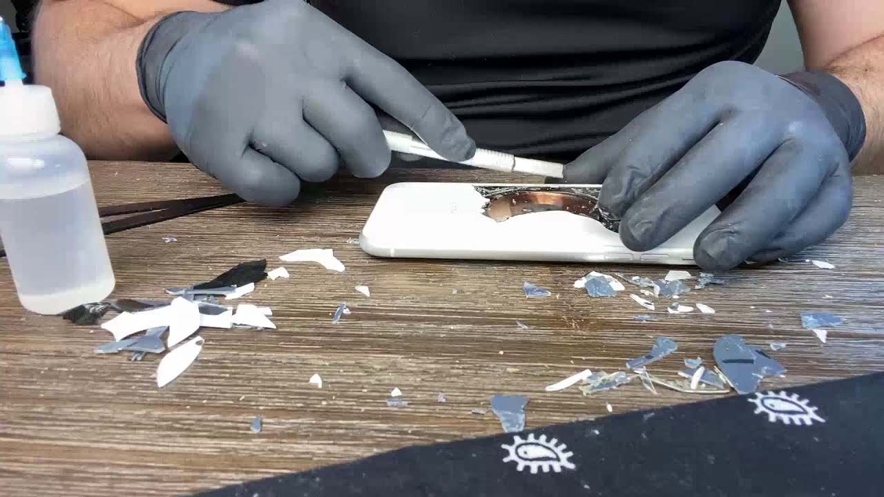 Iphone XR Back Glass Replacement. - YouTube