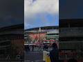 ARRIVING AT THE EMIRATES STADIUM: Arsenal Women v Tottenham Women: Women's Super League