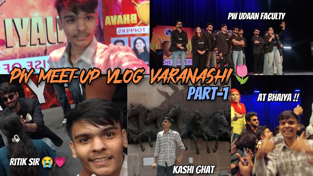 Finnely meet-Up Varanasi 😭 | Dream Day as a 10th Grader 📚 #pw - YouTube