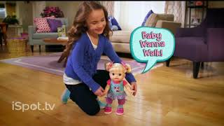 Baby Alive Baby Wanna Walk TV Spot