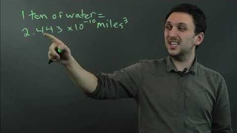 How to Convert Tons to Cubic Miles