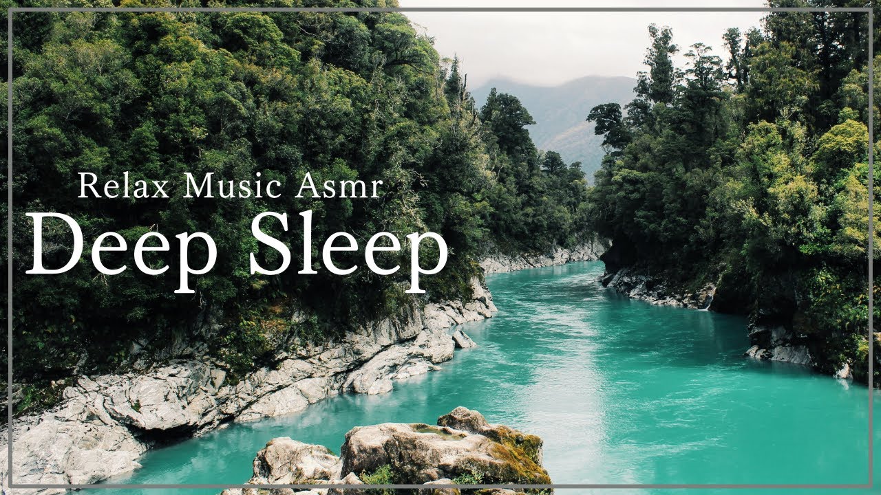 【ASMR自然音】 川のせせらぎ 自然音リズムで深い 睡眠を誘います。#優しい音楽 #リラックス #睡眠 #癒し #睡眠用bgm #リラックス ...