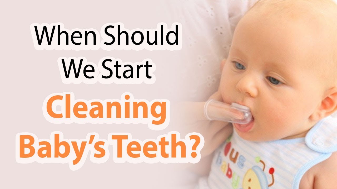 Dental advice on brushing baby’s teeth cleaning Baby’s Teeth YouTube