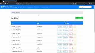 Showcasing The Swamp Iot Entity Editor