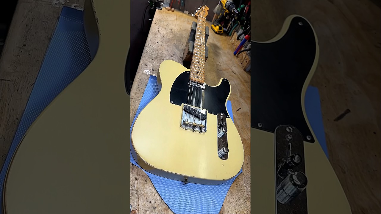 New Fender Roadworn Telecaster Setup and Fretwork