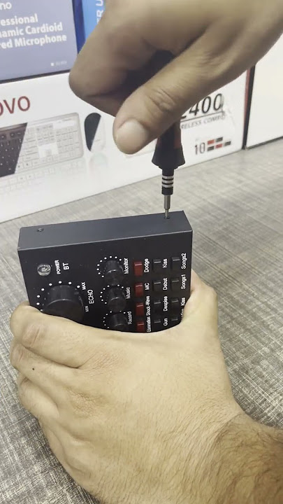 Whats Inside A V8 Sound Card #shorts