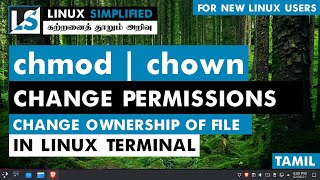 chmod & chown | How to change file permissions and ownership in linux | Tamil