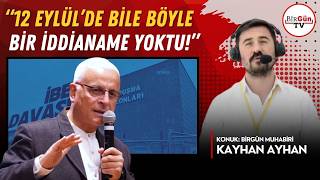 Merdan Yanardağdan Casusluk Savunması 12 Eylülde Böyle Iddianame Yoktu
