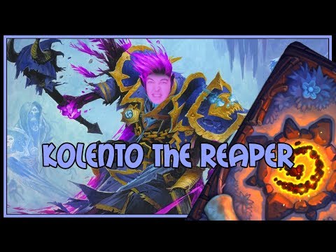 Hearthstone: Kolento enjoys the life as a shadow reaper (reno priest)