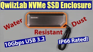 QwiizLab IP66 Rated NVMe SSD Enclosure