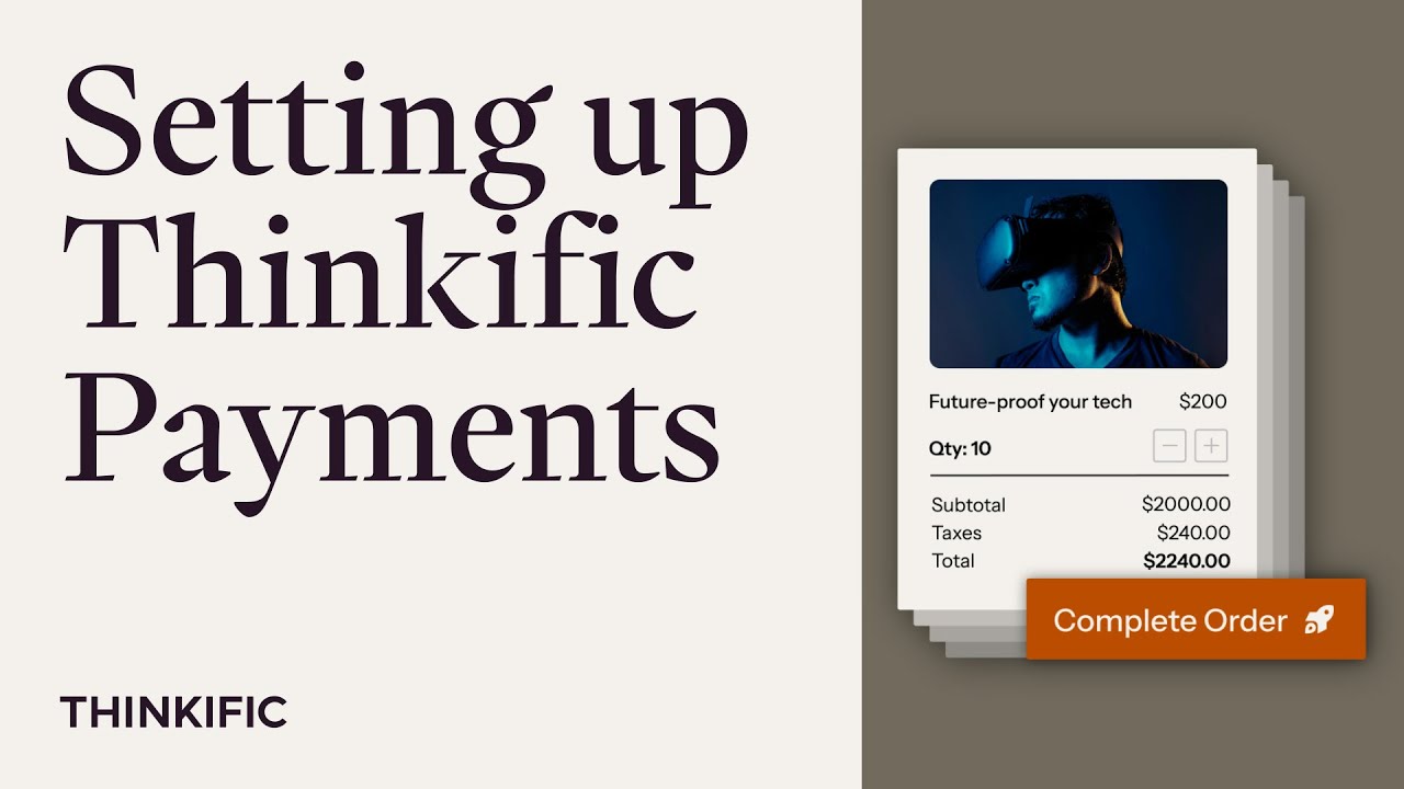 Как настроить платежи Thinkific