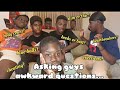 Asking guys AWKWARD questions girls are too shy to ask!...👀 ft. BoyzDLSG + my guy friends