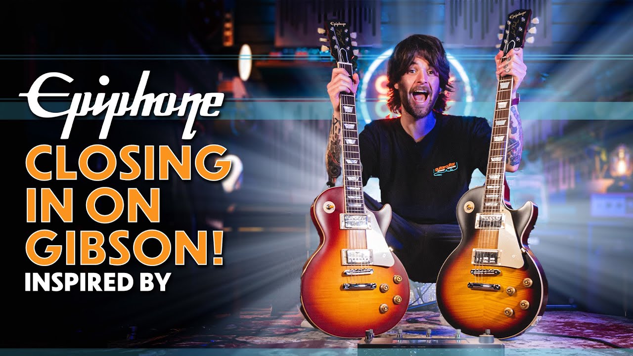 Epiphone вдохновлен Gibson Custom Shop Les Paul Standard 1959 | Лучшая гитара Epiphone Les Paul?