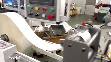 Espresso coffee cups 62.2mm stack paper lid machine FeeNoT italy Europe style